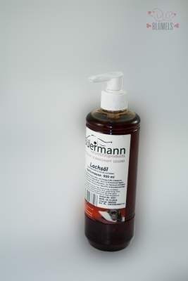 Lachsöl mit Dosierpumpe